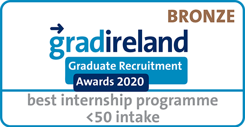 gradireland Graduate Recruitment Awards 2020 - Best Internship Programme <50 intake 