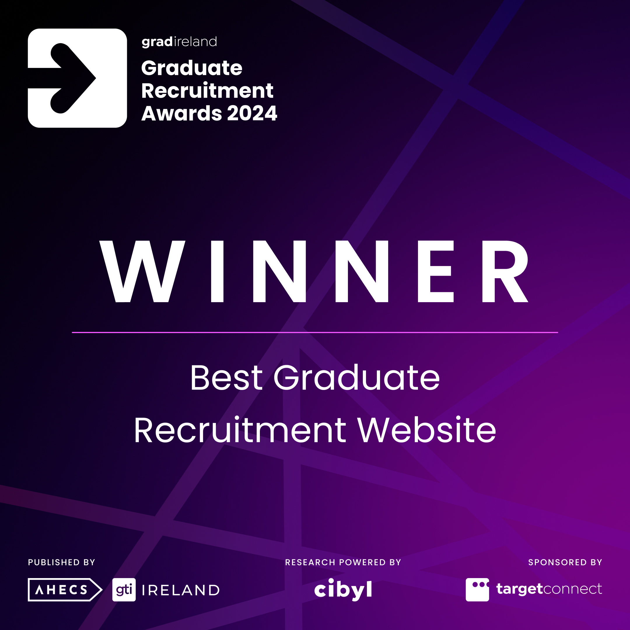 gradireland Graduate Recruitment Awards 2024 - Best Graduate Recruitment Website